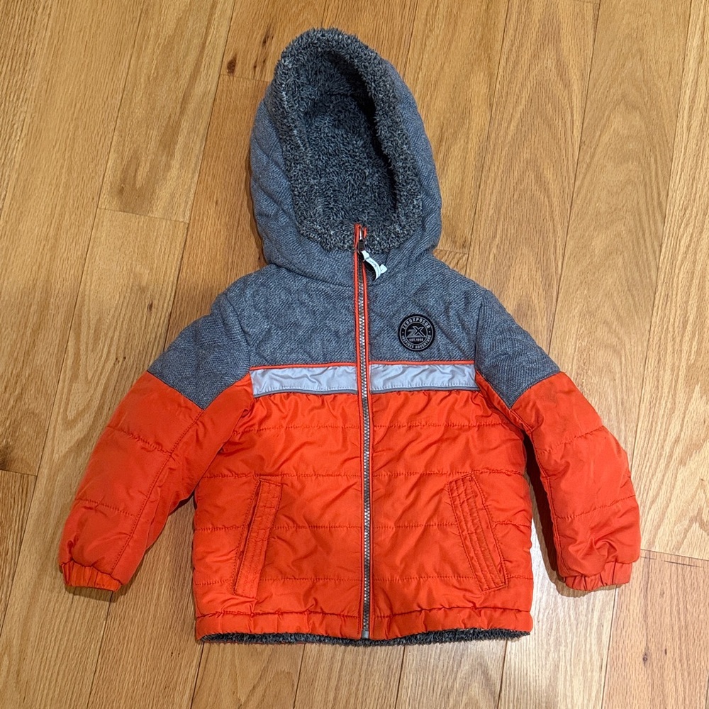 ZeroXposur Vibrant Orange and Charcoal Jacket